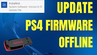 Update PS4 Firmware OFFLINE