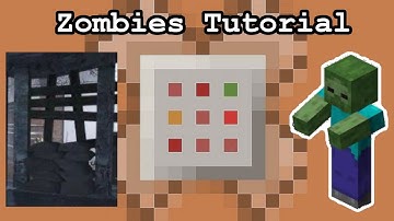 Minecraft Cod Zombies Barrier Command Block Tutorial | Xbox One, PS4, Windows 10, MCPE