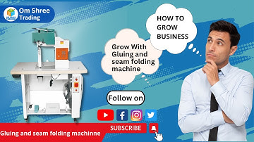 Gluing and seam folding machine |  Semi Auto Edge Folding Machine | Shoe Making l OST 2023