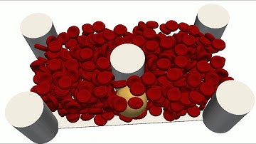 450 cells in one block of periodic obstacle array