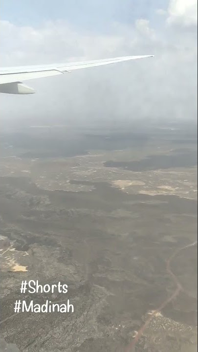 Pemandangan  Madinah dari atas pesawat