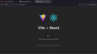 React setup with Vite | React installation with a bundler Vite in 2023