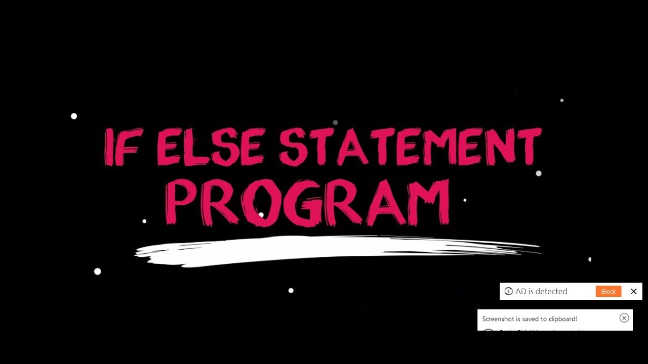 Tutorial 04 on C Language If Else Statement in C - YouTube