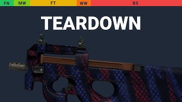 P90 Teardown - Skin Float And Wear Preview