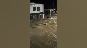 Welsh town swamped by floodwater after River Monnow overflows