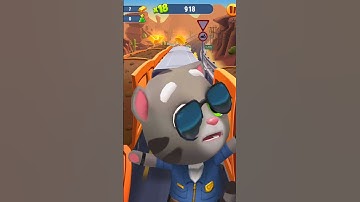 Best funny fails Talking Tom Gold Run Agent Tom Android iOS Gameplay #android #shortfeed #shorts