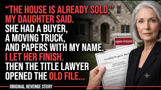 My Daughter Listed My House While I Was Hospitalized—She Never Checked the Original Deed