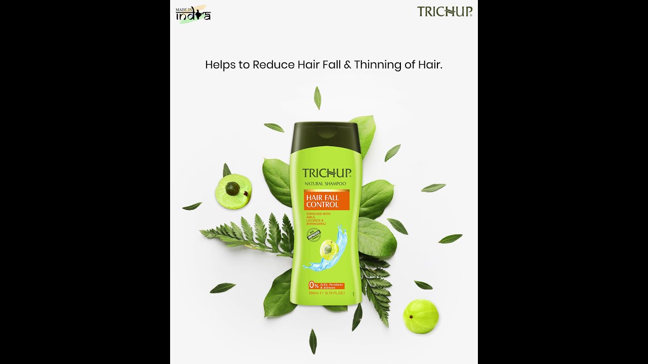 Helps to Reduce Hair Fall & Thinning of Hair | Trichup Hair fall control shampoo.