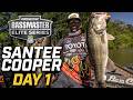 Bassmaster anglers figure it out on Day 1 at Santee Cooper