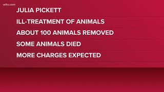 Over 100 animals seized from Lexington woman charged with ill treatment of animals