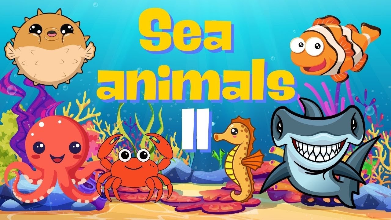 Sea Animals for Kids | Learn About Ocean Creatures | Fun Educational ...