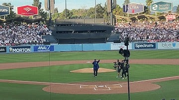Ice Cube World Series performance 2024 Game 2