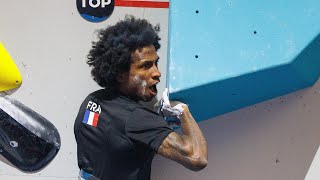 MONDIAUX D'ESCALADE 2023 - Époustouflant, le Français Mickael Mawem sacré champion du monde de bloc