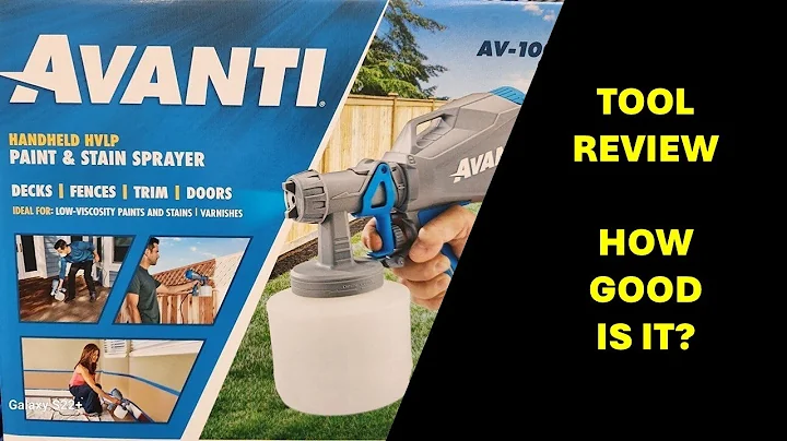 Tool Review - Avanti Paint Sprayer from Harbor Freight (AV-100)