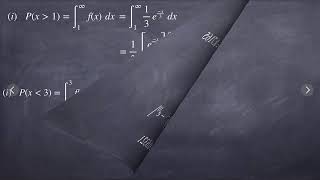 Exponential distribution