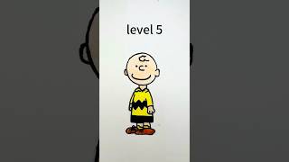 charlie brown level up draw #drawing #draw #levelup #cartoon #cute #art #charliebrown #snoopy