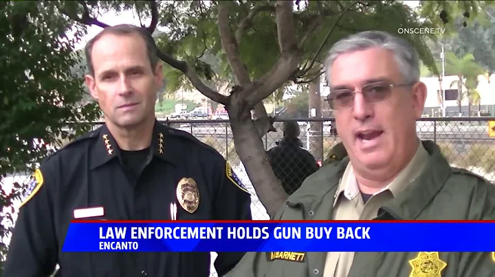 Law Enforcement Holds Gun Buy Back