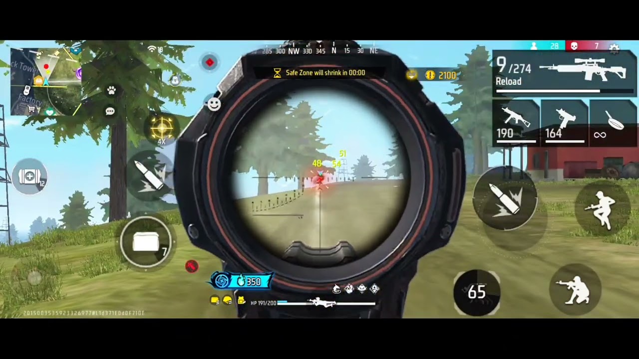 FREE FIRE BATTLE ROYAL (UMP+OUDPIKAR) 14  KILL - ANDROID GAMEPLAY 🎮🔥