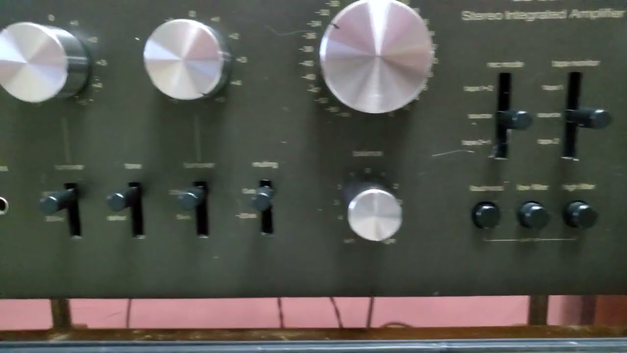 Technics SU 8600 Stereo Integrated Amplifier Operational Testing