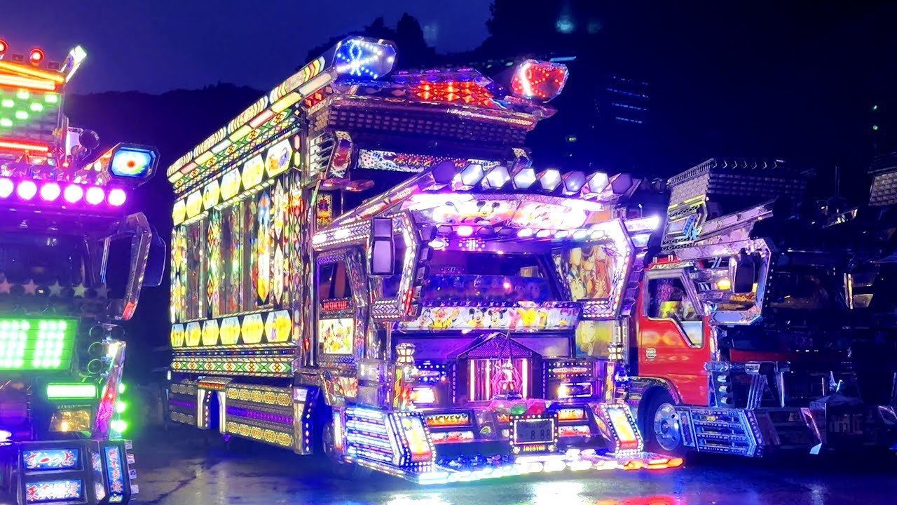 【デコトラナイトシーンメドレー！】#268 光輝丸さん～なんか丸さん～世界の光雄さん～5代目勝龍丸さん～常勝丸さん～最上丸さん～喝飛毘丸さん @ ロンサムロードチャリティ撮影会2025