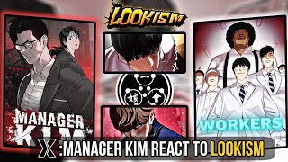 Manager Kim react to Lookism || Workers || Lookism × Manager Kim || Gacha React