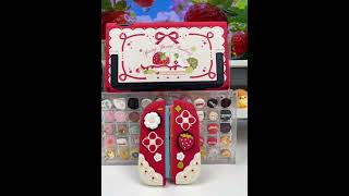 GeekShare:Mouth-watering strawberries!🍓Is this the cutest Switch case ever? #switch2 #strawberry