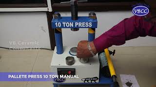 Pellet Press 10-Ton Manual | VBCC
