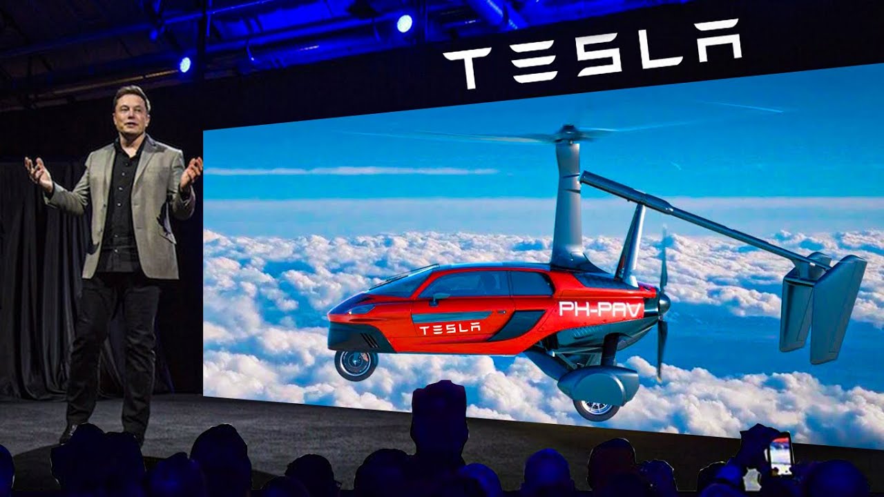 TESLA NEWS! Elon Musk Revealed New Tesla Flying Car Model YouTube