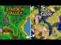 I recreated Stardew Valley's Cindersap Forest in Tiny Glade