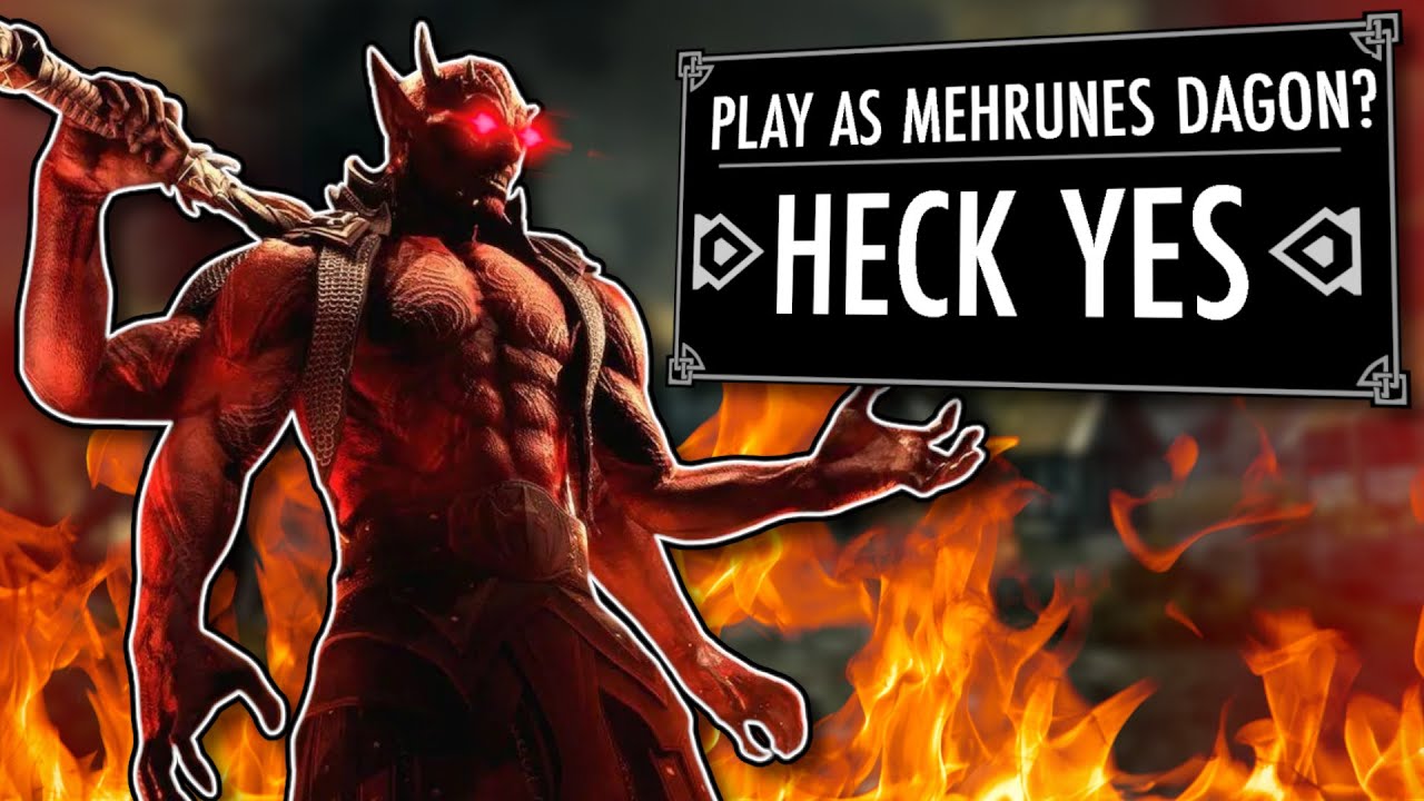 Skyrim But I SLOWLY BECOME MEHRUNES DAGON