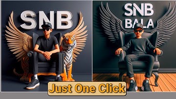 How to Create a Social Media Profile Name Art Photo Editing | Bing Image Creator Ai Avater | Viral
