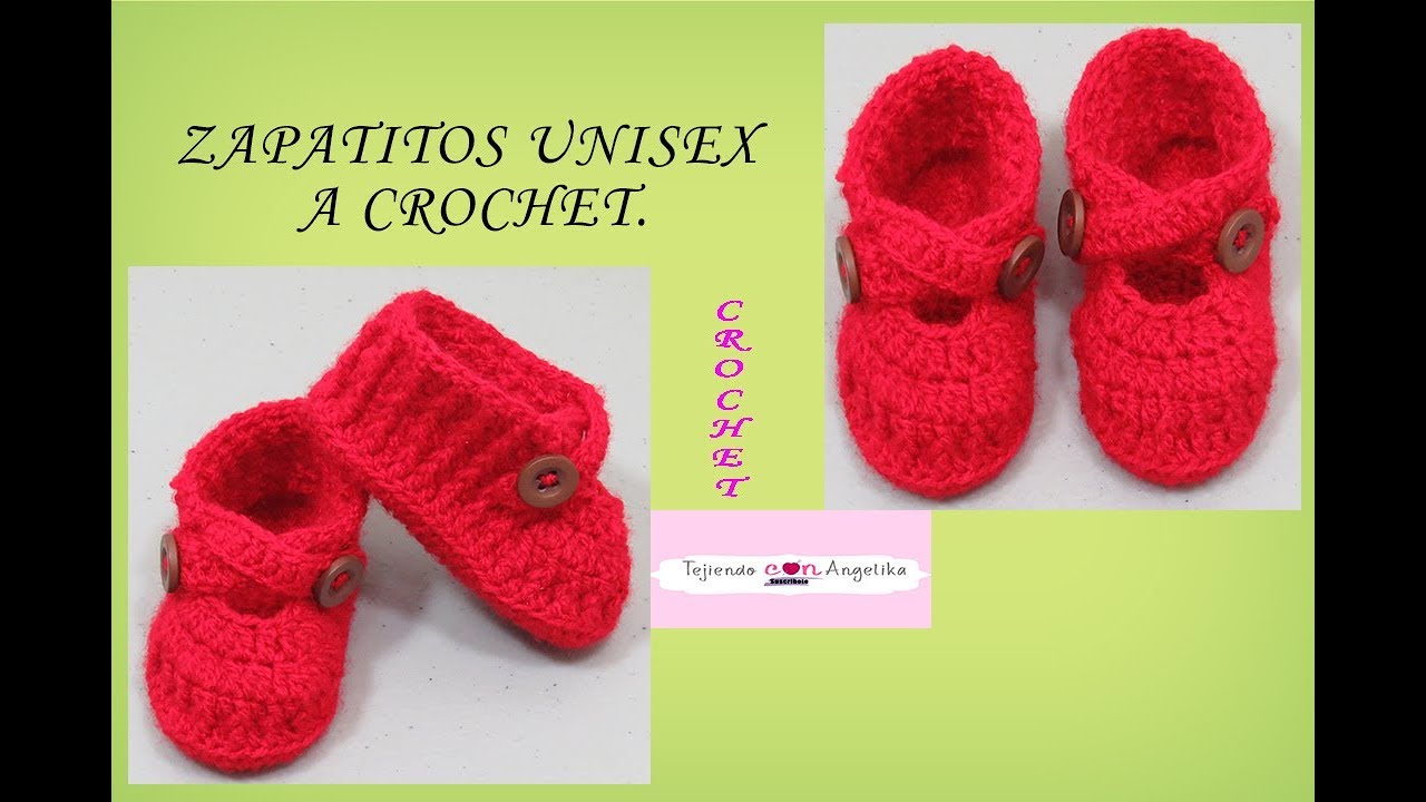 Como Tejer Zapatitos Unisex Para Bebe A Crochet Facil Tejiendo Con Angelika Youtube Como Tejer Zapatitos Unisex Para Bebe A Crochet Facil Tejiendo Con Angelika Youtube