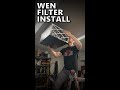 WEN Air Filtration System Install | Breath CLEAN Air | #shorts