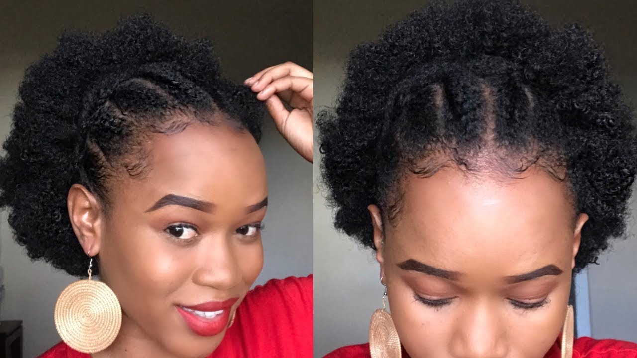 FLAT TWISTS WITH A CROWN - YouTube