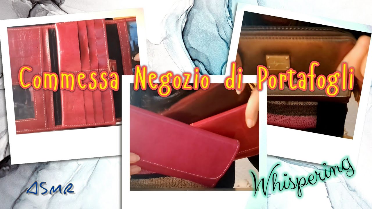 [ ASMR ] - COMMESSA NEGOZIO DI PORTAFOGLI  - Roleplay - Whispering 