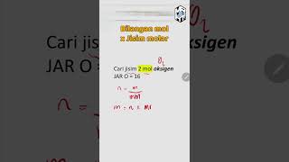 Jisim Molar | Konsep Mol - Chemistry #shorts