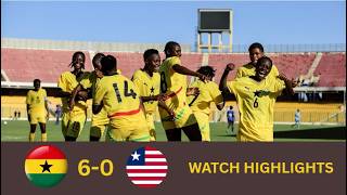 GHANA VS LIBERIA(6-0)-U17 WOMEN'S WORLD CUP QUALIFIERS-GOALS&HIGHLIGHTS