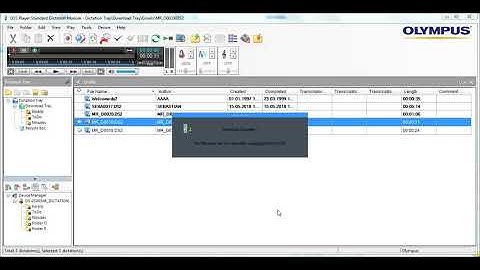 Demo: DSS PlayerStandard avec Dragon Recorder Edition