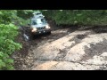 Jeep Patriot climbing the rock hill 2