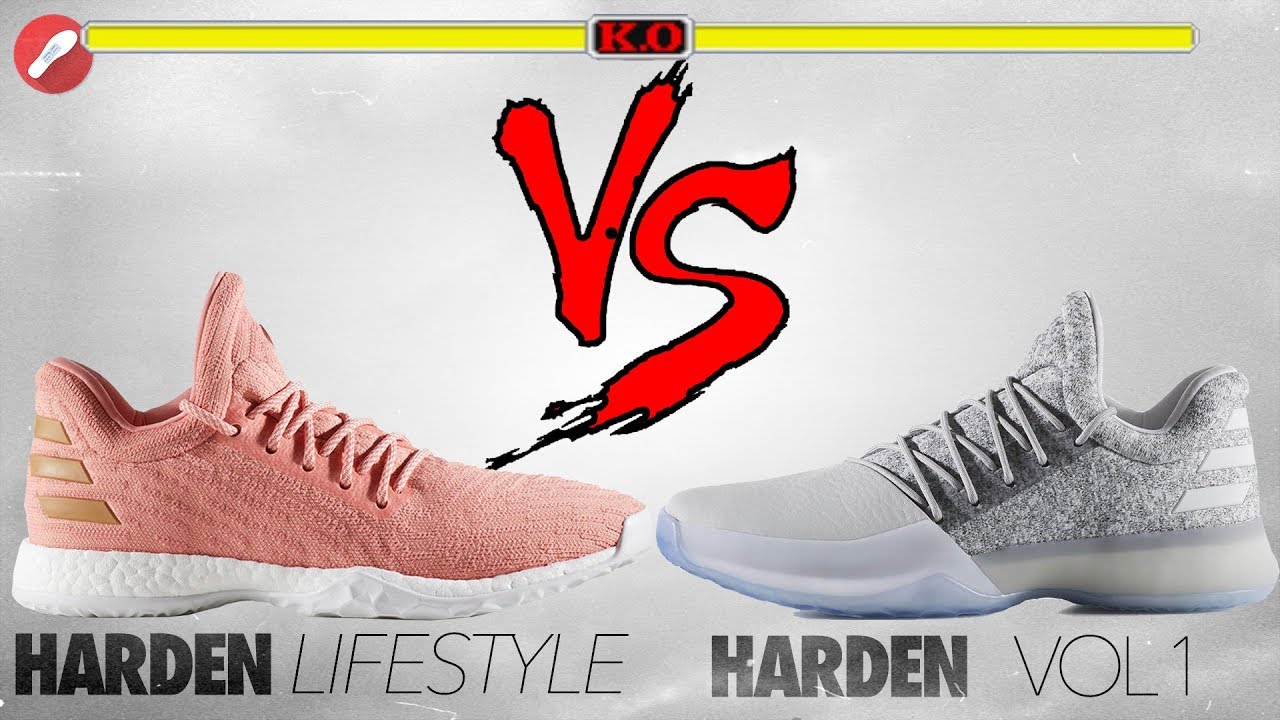 Trágico Burro Fácil de comprender Adidas Harden Lifestyle vs Harden Vol. 1! - YouTube