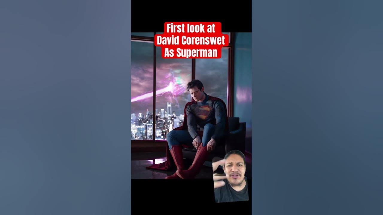 First look at David Corenswet as Superman!! #Shorts