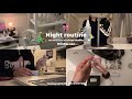 Night routine:大学生の冬のナイトルーティン🎄❄️🌙.スキンケア、ヘアケア、バッグの中身、韓ドラ鑑賞