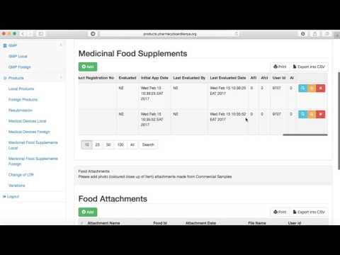 PPB Online System v2.1 Part VIII   Food Supplements