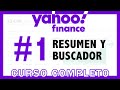 🟣Aprende a INVERTIR como un PRO usando Yahoo Finance| Curso Yahoo Finance #1