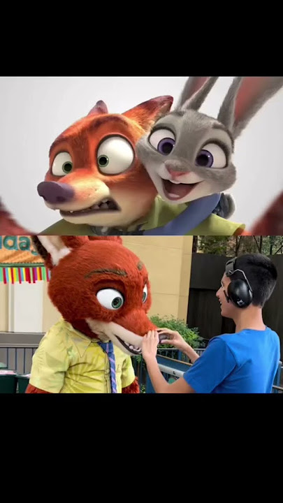 He enjoys his visits with Nick Wilde #shorts #disneyland #autism