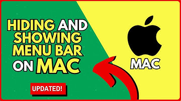 How To Hide and Show the Menu Bar On Your Mac