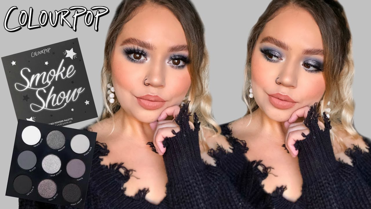 Colourpop Smoke Show Collection Swatches Review Tutorial Makeupbytreenz