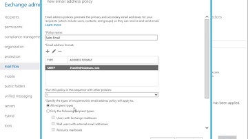 20345 1 Demo11 Configuring Email Address Policies
