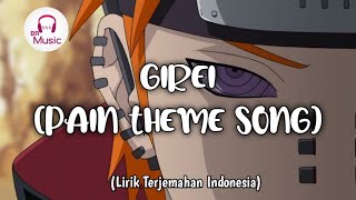 Lagu Pain Akatsuki (Girei Pain Theme Song) Lirik dan Terjemahan Indonesia