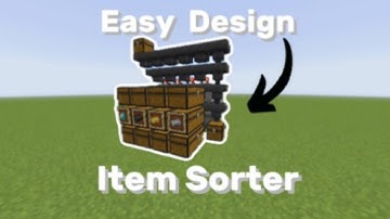 Minecraft Easiest Sorting System Design (Expandable) || 1.21 tutorial || easy to build || 2025